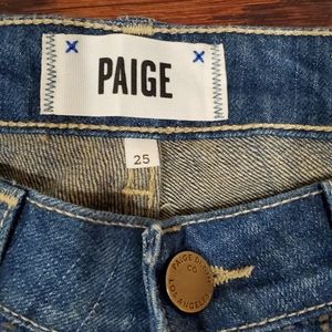 Paige Jimmy Jimmy skinny jeans, size 25